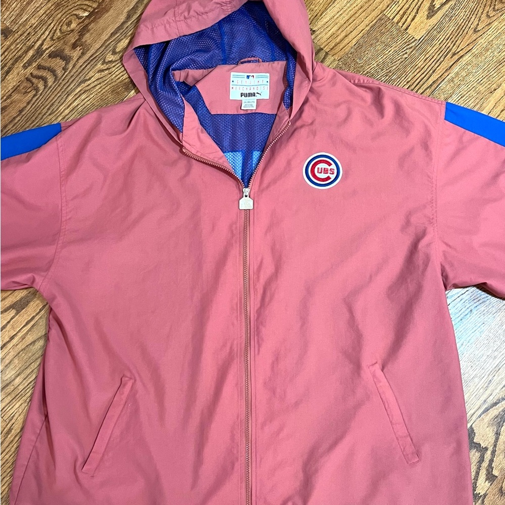 Puma Pink and‎ Blue Windbreaker Jacket